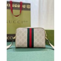 Gucci GG Women Ophidia GG Mini Bag Beige Ebony GG Supreme Canvas (5)
