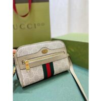 Gucci GG Women Ophidia GG Mini Bag Beige Ebony GG Supreme Canvas (5)