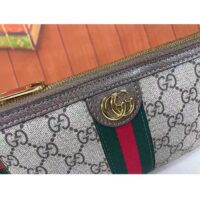 Gucci Unisex Ophidia GG Heart Utility Belt Coin Purse Pouch Beige Ebony Supreme Canvas (10)