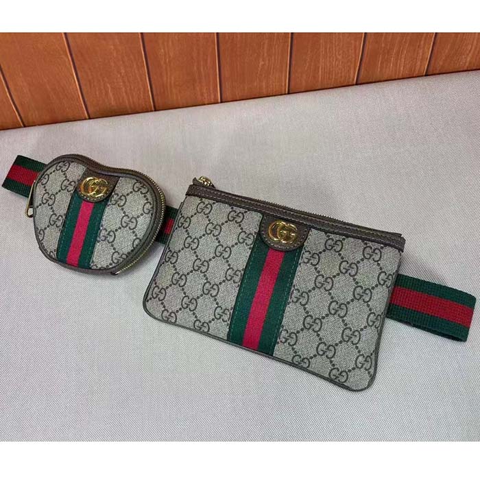 Gucci GG Canvas Heart Coin Pouch (SHF-8ldoVR) – LuxeDH