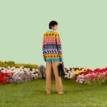 Gucci Men GG Wool Jacquard Zip Jacket Multicolor Geometric Motif Wool Bunny Label – Bild 11