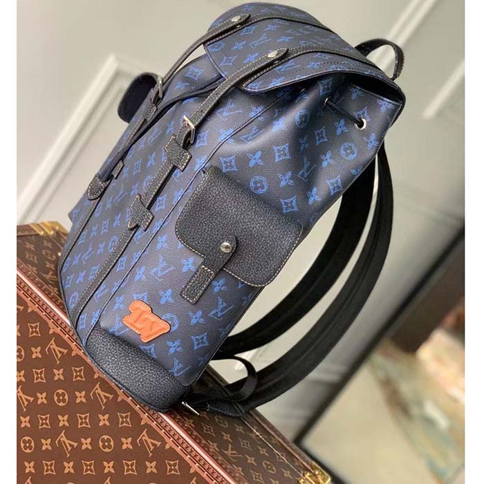 M22636 Louis Vuitton Christopher MM Abyss Blue – Louis Vuitton