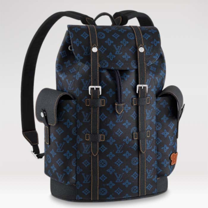 Louis Vuitton® Christopher MM Racing Blue. Size in 2023