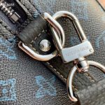 Louis Vuitton LV Unisex City Keepall Blue Monogram Coated Canvas Cowhide - Image 9