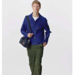 Louis Vuitton LV Unisex City Keepall Blue Monogram Coated Canvas Cowhide - Image 11