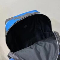 Louis Vuitton LV Unisex Discovery Backpack Sunrise Monogram Eclipse Coated Canvas Cowhide Leather (8)