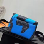 Louis Vuitton LV Unisex Discovery Backpack Sunrise Monogram Eclipse Coated Canvas Cowhide Leather - Image 5