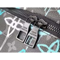 Louis Vuitton LV Unisex Discovery Bumbag Graffiti Green Monogram Coated Canvas Cowhide (3)