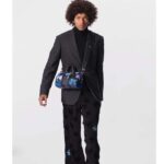 Louis Vuitton LV Unisex Keepall 25 Sunrise Monogram Eclipse Coated Canvas Cowhide Leather – Image 13