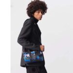 Louis Vuitton LV Unisex Keepall 25 Sunrise Monogram Eclipse Coated Canvas Cowhide Leather – Image 15