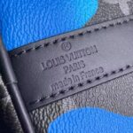 Louis Vuitton LV Unisex Keepall 25 Sunrise Monogram Eclipse Coated Canvas Cowhide Leather – Image 9