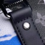 Louis Vuitton LV Unisex Keepall 25 Sunrise Monogram Eclipse Coated Canvas Cowhide Leather – Image 8