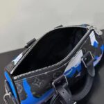 Louis Vuitton LV Unisex Keepall 25 Sunrise Monogram Eclipse Coated Canvas Cowhide Leather – Image 6