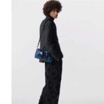 Louis Vuitton LV Unisex Keepall 25 Sunrise Monogram Eclipse Coated Canvas Cowhide Leather – Image 14