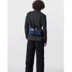 Louis Vuitton LV Unisex Keepall 25 Sunrise Monogram Eclipse Coated Canvas Cowhide Leather – Image 16