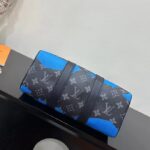 Louis Vuitton LV Unisex Keepall 25 Sunrise Monogram Eclipse Coated Canvas Cowhide Leather – Image 4