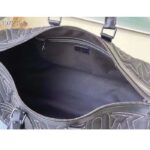 Louis Vuitton LV Unisex Keepall 50B Black Nylon Cowhide Leather Signature Embroidery – Image 6