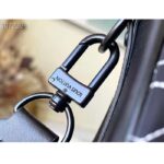 Louis Vuitton LV Unisex Keepall 50B Black Nylon Cowhide Leather Signature Embroidery – Image 9