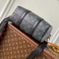 Louis Vuitton LV Unisex Keepall Bandoulière 25 Monogram Eclipse Reverse Coated Canvas (7)