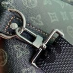 Louis Vuitton LV Unisex Keepall Bandoulière 50 Travel Bag Dark Green Monogram Coated Canvas - Image 9