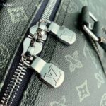 Louis Vuitton LV Unisex Keepall Bandoulière 50 Travel Bag Dark Green Monogram Coated Canvas - Image 8