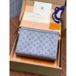 Louis Vuitton LV Unisex Pochette Voyage MM Bag Gunmetal Gray Monogram Coated Canvas - Imagen 2