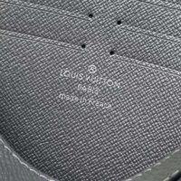 Louis Vuitton LV Unisex Pochette Voyage MM Bag Gunmetal Gray Monogram Coated Canvas (7)