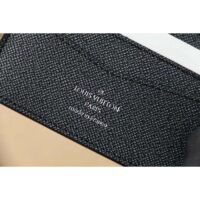 Louis Vuitton LV Unisex Slender Wallet Blue Monogram Coated Canvas Bill Compartment (7)