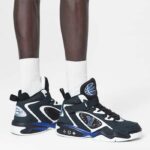 Louis Vuitton LV Unisex Trainer 2.0 Sneaker Boot Black Suede Calf Leather - Image 13