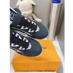 Louis Vuitton LV Unisex Trainer 2.0 Sneaker Boot Black Suede Calf Leather - Image 5
