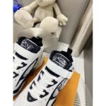 Louis Vuitton LV Unisex Trainer 2.0 Sneaker Boot White Calf Leather Rubber Outsole - Image 9