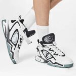 Louis Vuitton LV Unisex Trainer 2.0 Sneaker Boot White Calf Leather Rubber Outsole - Image 12