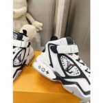 Louis Vuitton LV Unisex Trainer 2.0 Sneaker Boot White Calf Leather Rubber Outsole - Image 6