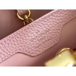 Louis Vuitton LV Women Capucines BB Handbag Cream Beige Pearly Pink Taurillon Leather – Bild 10