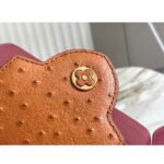 Louis Vuitton LV Women Capucines Mini Handbag Red Taurillon Ostrich Leather - Imagen 9