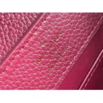 Louis Vuitton LV Women Capucines Mini Handbag Red Taurillon Ostrich Leather - Imagen 10