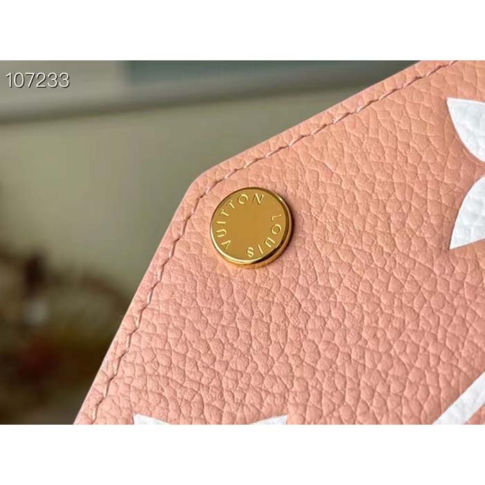 LV LV Women Félicie Pochette Monogram Empreinte Leather Pink in 2023