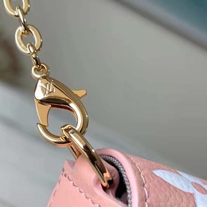 LV LV Women Félicie Pochette Bag in Monogram Empreinte Leather Pink in 2023