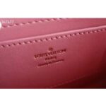 Louis Vuitton LV Women Twist MM Handbag Pink Shearling Smooth Calfskin Leather - Image 8