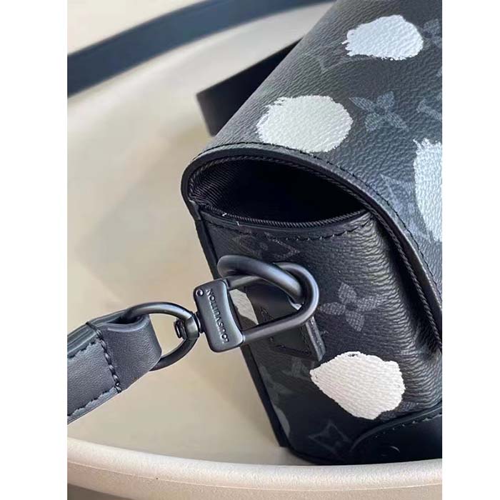 Louis Vuitton x Yayoi Kusama Steamer Wearable Wallet Monogram Eclipse  Black/Silver