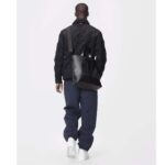 Louis Vuitton Unisex Saumur Tote Monogram Eclipse Coated Canvas Black Cowhide Leather - Image 13