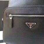 Prada Unisex Saffiano Leather Backpack Metal Hardware-Black – Bild 8