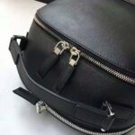 Prada Unisex Saffiano Leather Backpack Metal Hardware-Black – Bild 9