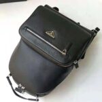 Prada Unisex Saffiano Leather Backpack Metal Hardware-Black – Bild 3
