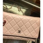 Chanel Women CC Flap Bag Sandy Beige Grained Calfskin Leather Gold-Tone Metal – Image 7