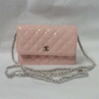 Chanel Women CC Flap Bag Sandy Beige Grained Calfskin Leather Gold-Tone Metal (8)