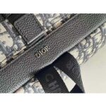 Dior Unisex CD Dior Explorer Backpack Beige Black Dior Oblique Jacquard - Bild 8