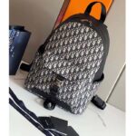 Dior Unisex CD Dior Explorer Backpack Beige Black Dior Oblique Jacquard - Bild 2