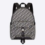 Dior Unisex CD Dior Explorer Ryggsäck Beige Svart Dior Oblique Jacquard