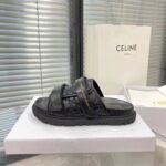Dior Unisex CD Dio(r)Evolution Slide Black Quilted Cannage Calfskin - Imagen 7